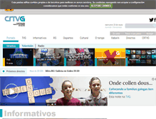 Tablet Screenshot of crtvg.es